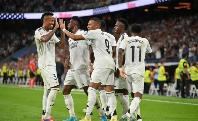 皇马连胜达到六场,豪取主场胜利 皇马连胜达到六场,豪取主场胜利