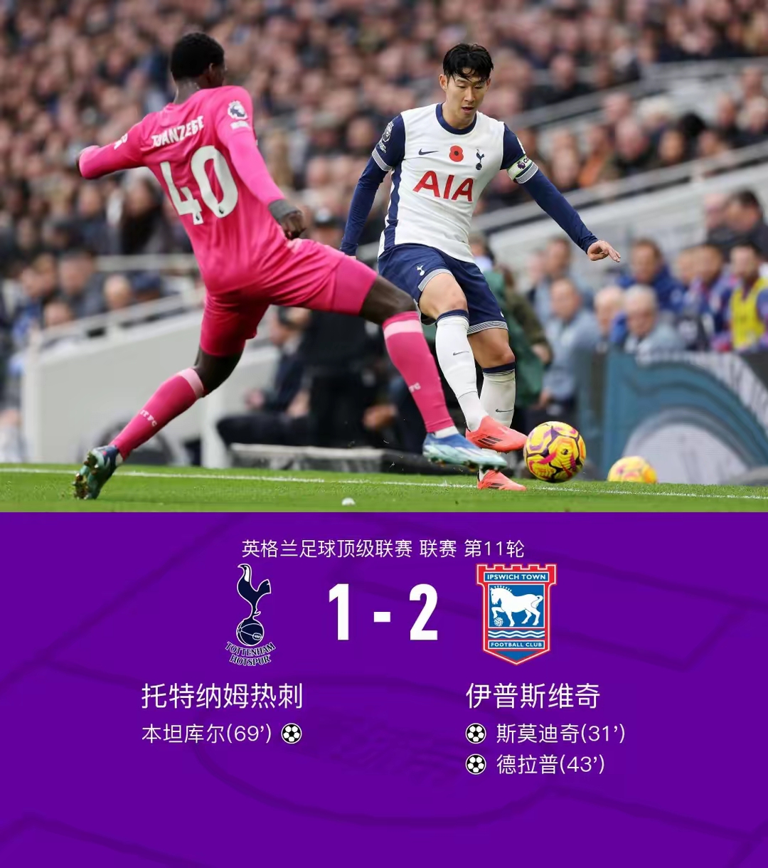 西汉姆联球迷唏嘘，主场输给热刺