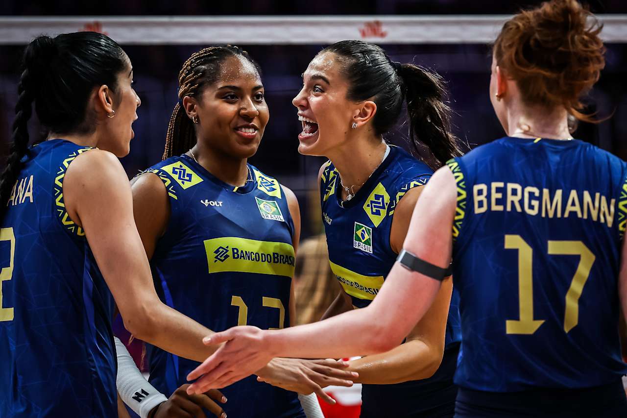 巴西女排队再次夺冠,实力强劲 巴西女排队再次夺冠,实力强劲