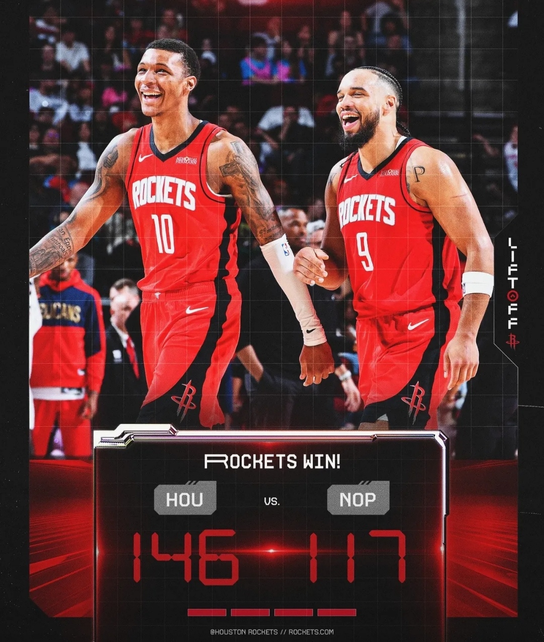 火箭大胜奇才，取得三连胜的简单介绍